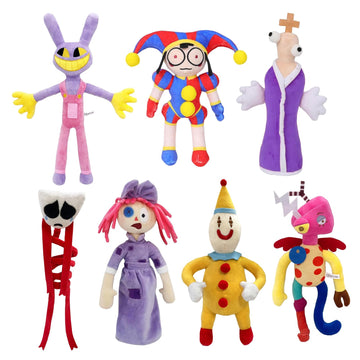 7 Pcs Digital Circus Plush Toy,The Amazing Plushies Toy,Stuffed Animal Plushie Doll Gift For Kids And Fans.