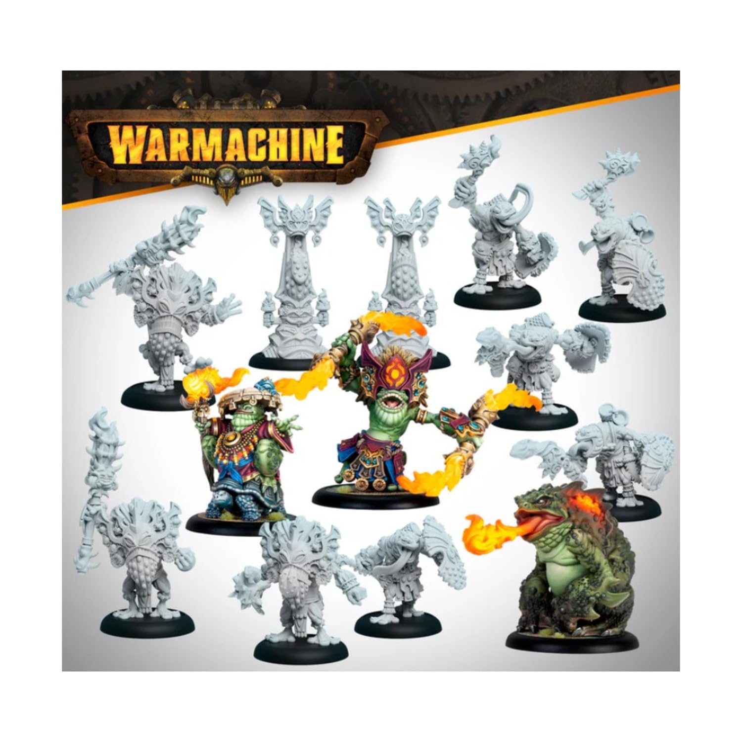 Warmachine: Southern Kriels Fire Tongue Warriors Cadre