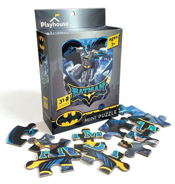 Playhouse Dc Comics Batman 31-Piece Die-Cut Shaped Mini Puzzle For Kids
