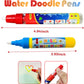 COSBAY Water Doodle Pens Replacement Water Pen, Drawing Doodle Pens for Aqua Water Doodle Mat (Multicolored-12pcs)