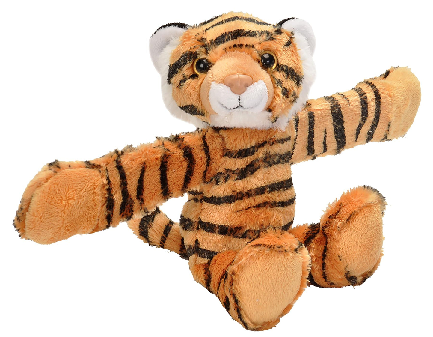 Wild Republic Tiger Plush Toy Huggers - 8" Stuffed Animal Slap Bracelet, Plush Material, Model 19557