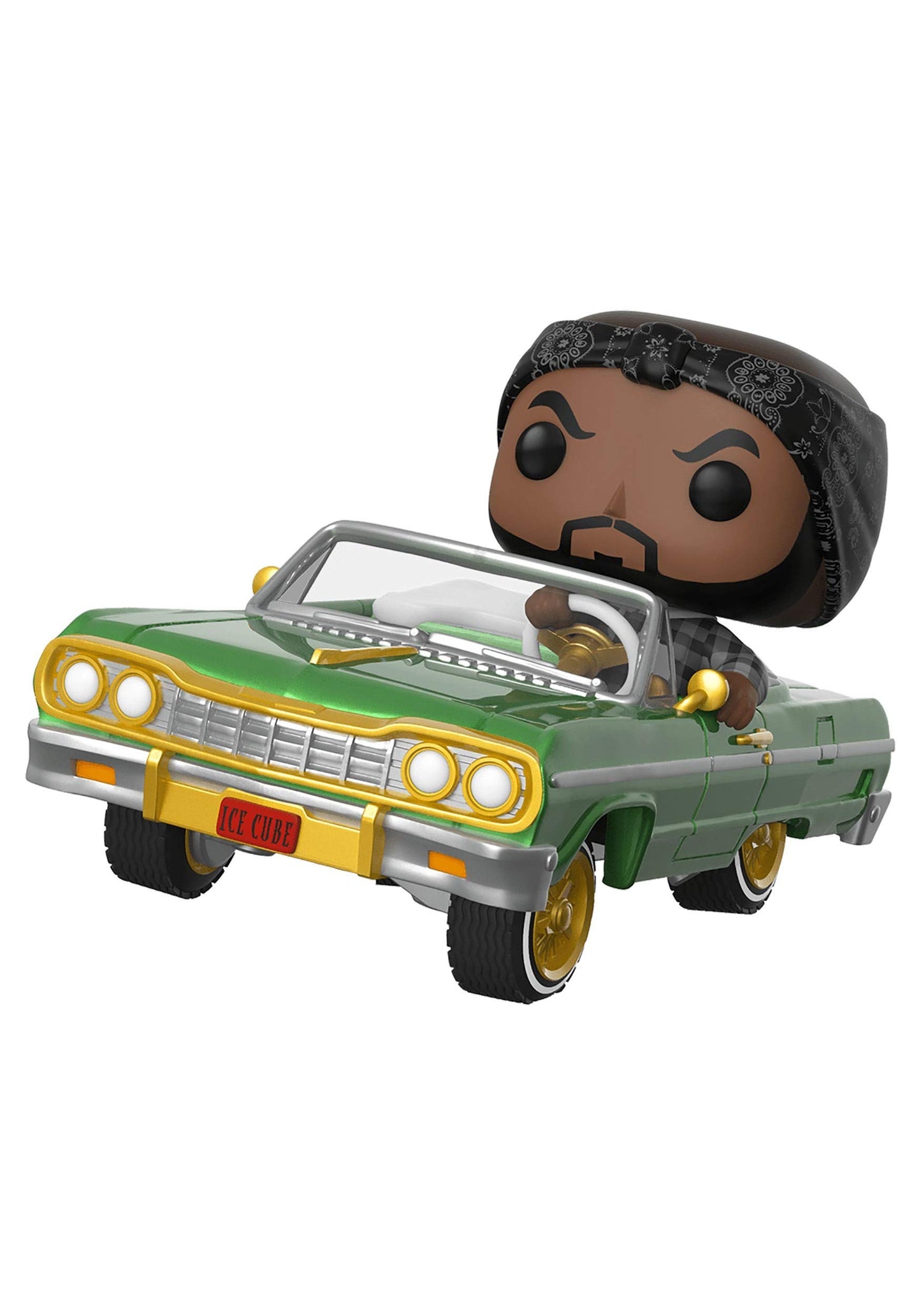 Funko Pop! Rides: Ice Cube in Impala, 4" Multicolor Vinyl Figure, Model 46708