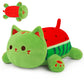 Bekrgwiy Watermelon Cat Stuffed Animals,4In Watermelon Cat Plush,Cute Cat Plushies Doll,Watermelon Stuffed Cat Plush,Gift For Valentine'S Day,Christmas,Birthday