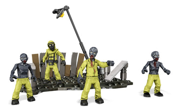 Mega Bloks Call Of Duty Hazmat Zombies Mob Playset