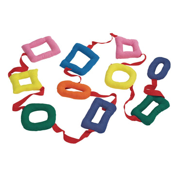 Excellerations Shapes Walking Rope For Kids Classroom Supplies(14-1/2' Long)