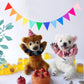 LOVENJOY Rainbow Banner Bunting - 7ft Multicolor Felt Fabric Pennant for Birthday/Classroom