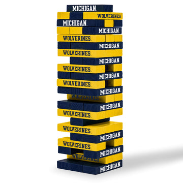Wild Sports NCAA Michigan Wolverines Table Top Stackers 3 x 1 x .5, Team Color