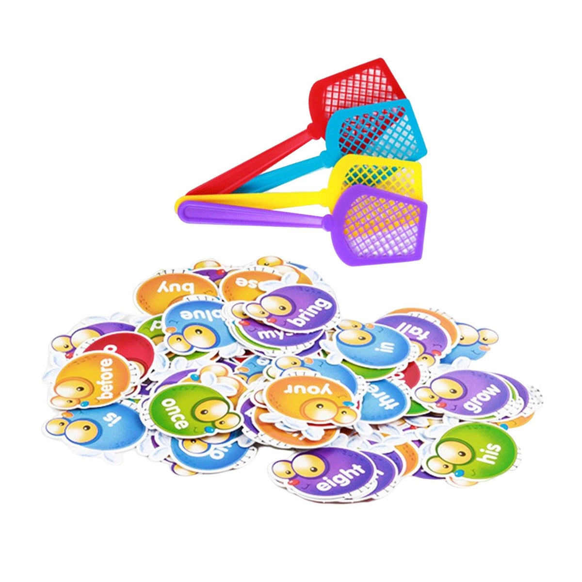 Bnf Sight Words Game Early Learning English Word Game For Toddlers Preschool 100Pcsbaby | Toys For Baby | Developmental Baby Toy