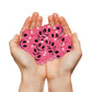Artcreativity Pink Glow In The Dark Smile Face Bouncing Balls - Bulk Pack Of 36-1 Inch High-Bounce Bouncy Balls For Kids, Glowing Party Favors And Goodie Bag Fillers For Boys And Girls