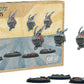 Modiphius Entertainment: Fallout: Wasteland Warfare - Robots: Eyebots - 4 Figures, 32Mm Unpainted Resin Rpg Miniatures, Nuka World, Tabletop