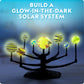 Blue Marble National Geographic Glow-In-The-Dark Solar System Model Kit For Kids - Build & Paint A 3D Planetary Model With Movab