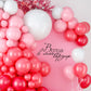 Red Pink Balloon Arch, Red Pink Balloon Garland Kit with White Pink Macaron Red and Red Balloons, Red Pink Balloon Garland for B