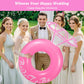 MoKo Diamond Pool Floats Adults, Bachelorette Party Decorations, Romantic Diamond Swim Ring Float for Summer Beach Party, Engage