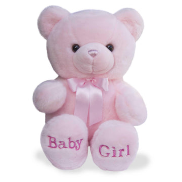 Aurora® Snuggly Comfy™ Bear Baby Stuffed Animal - Comforting Companion - Imaginative Play - Pink 18 Inches
