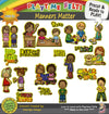 Manners Matter | 18 PRECUT & READY TO PLAY Felt Figures for Flannel Board Teaching for Toddlers, Preschoolers and Kindergarten -