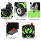 Costzon Ride On Excavator, 12V Battery Powered Construction Vehicles For Kids, Front Loader With Horn, 2 Speeds, Forward/Backward, Safety Belt,Treaded Wheels, Digger, Ride On Car (Green)