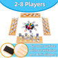 Mexican Train Dominoes Set With 8 Wooden Racks, Upgraded Double 12 Dominos Set For Kids, Adults Travel Mexican Train Set With 91