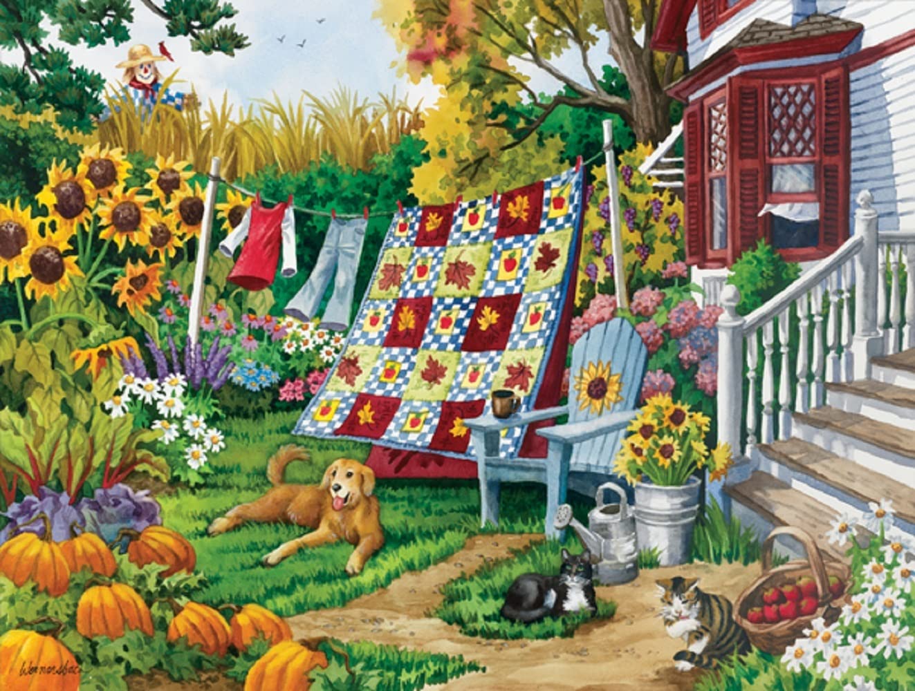 Country Autumn 500 pc Jigsaw Puzzle