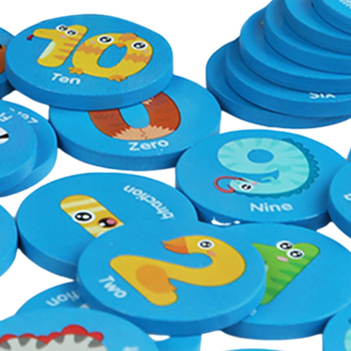 Trendivibe Kids Matching Puzzle Toys Hand Eye Coordination For Baby Girls And Boys Kids Number| Baby Learning Toy | Infant Activ