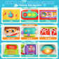 Busy Board Montessori Toys For 1 2 Year Old Boys Girls, Bilingual Learning Sensory Toys For Toddlers 1-3, Baby Musical Travel To