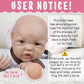 Vollence 17 Inch Full Silicone Baby Doll That Looks Real - Not Vinyl Material, Reborn Lifelike Girl