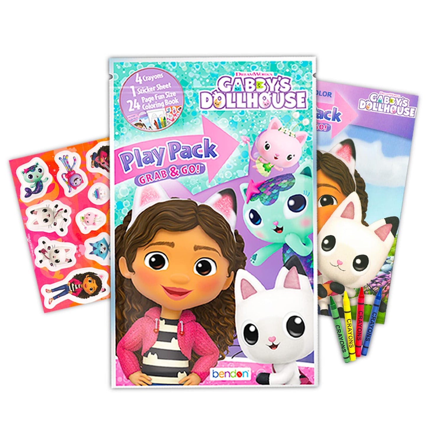 Gabbys Dollhouse Coloring and Activity Books - Imagine Ink Coloring Book, Play Pack, Stickers, More