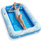 Inflatable Tanning Pool Lounger Float - Jasonwell 4 In 1 Sun Tan Tub Sunbathing Pool Lounge Raft Floatie Toys Water Filled Bed Mat Pad For Adult Blow Up Kiddie Pool Kids Ball Pit Pool (L)