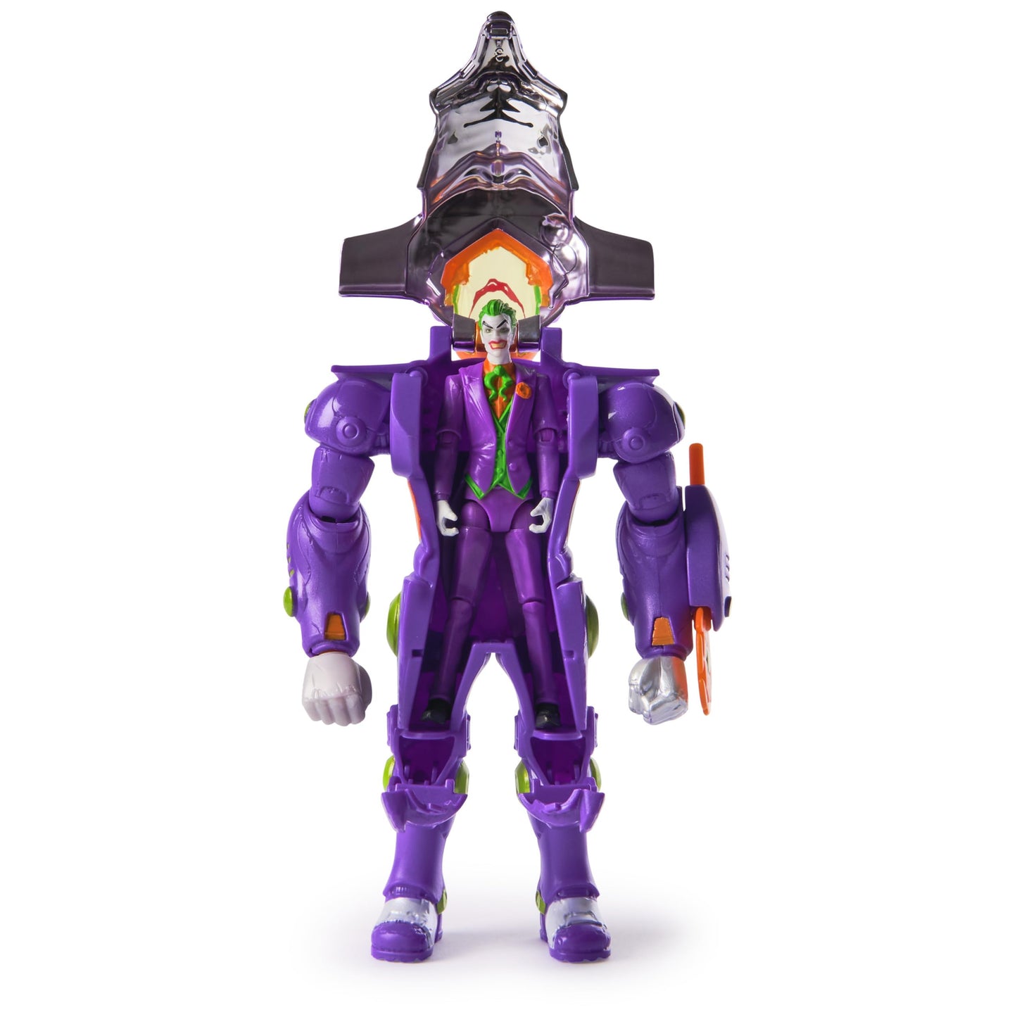 Spin Master DC Comics The Joker Action Figure 6-Inch with Mini Figure, Built-in Blaster, Multicolor, Model 6071724