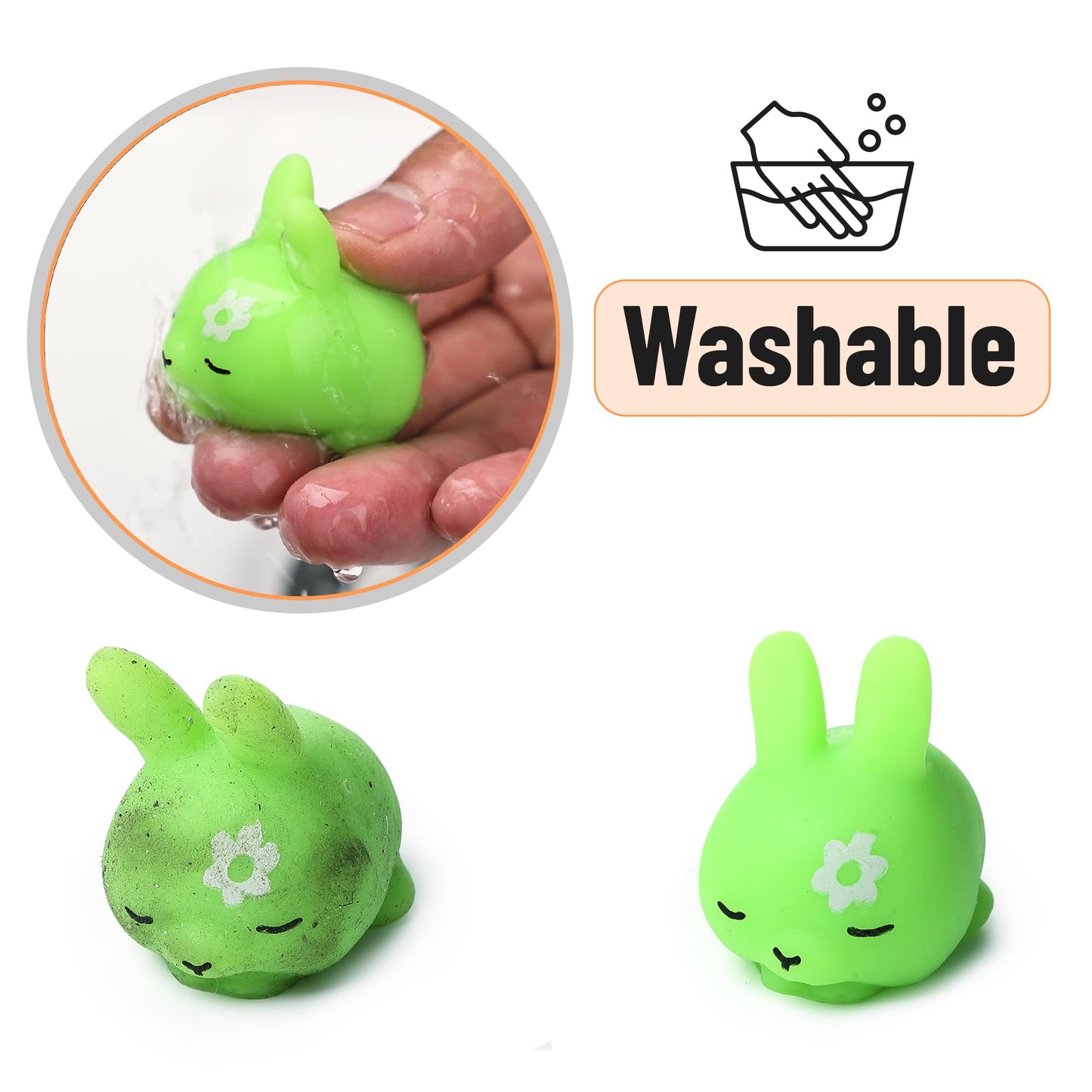 Mr. Pen- Easter Squishy Toys for Kids, 12 Pack, 12 Designs of Easter Squishies for Kids