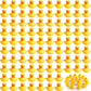 200 Pcs Mini Rubber Ducks in Bulk Yellow Tiny Baby Shower Ducks Float Squeak Bathtub Duckies Preschool Bath Toy for Birthday Party Gift(1.57 x 1.57 x 1.18 Inch Yellow)
