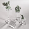 AAiphuwew 3pcs Combat Risers - Adjustable Height Acrylic Platforms for Miniatures - Clear - Model 15