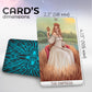 Omnito Original Idylls 78 Tarot Card Set | Pocket-Sized (4.13'' X 2.3'') | Unique Borderless Deck | Fortune Telling Cards | Clas