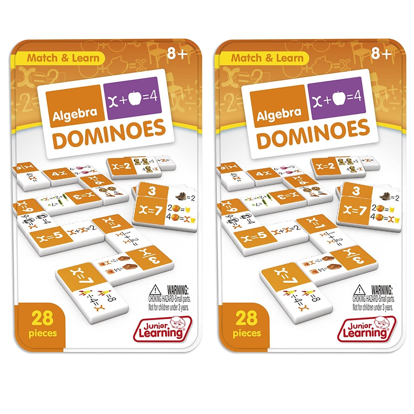 Junior Learning Jrl497-2 Algebra Dominoes - 2 Each