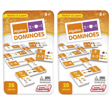 Junior Learning Jrl497-2 Algebra Dominoes - 2 Each