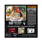 Cats In Quarantine Jigsaw Puzzle By Exploding Kittens - 500 Pieces, Ideal For Adults, Teens, And Kids - A Funny And Artistic Cat-Themed Puzzle