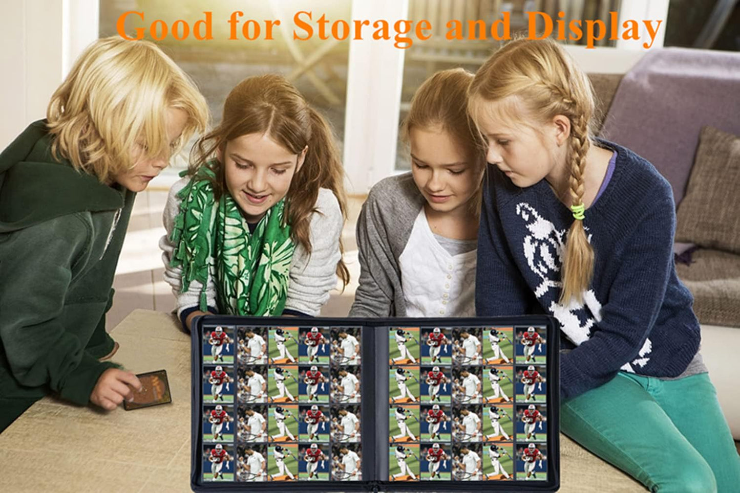 20 Pockets Card Binder  Trading Card Binder  enhanced Side Loading TCG Card  1280+ Card Collection Binder for MTG  Yugi  Hoke Cards and Cards Sleeve  Card Holder Binders (20Pockets-Green)