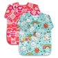 Bahaby 2 Pack Art Smock For Kid, Painting Apron For Children Waterproof Artist Smock With Long Sleeve And 3 Pockets For Age 3-8