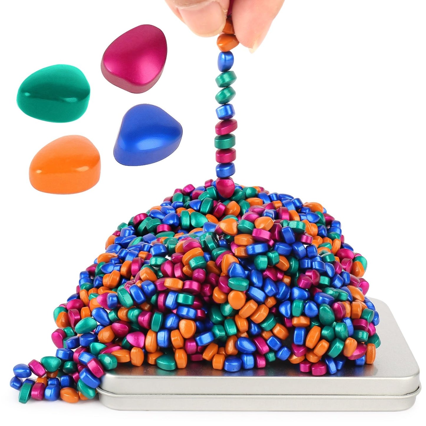 550Pcs Ferrite Putty, Fidget Toys, Fidget Gifts Adults, Desk Fidgets Toys For Office Stress/Anxiety Relief ,Novelty Gifts For Te