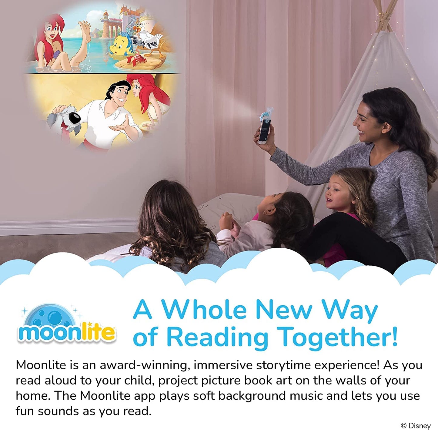 Moonlite Storybook Reels For Flashlight Projector, Kids Toddler | Wherever You Go | Story Reel Pack For 12 Months And Up