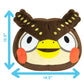 Megasketcher Club Mocchi Mocchi Blathers Plushie - 15 Inch Squishy Collectible Plush - Multi Color - Model T12428