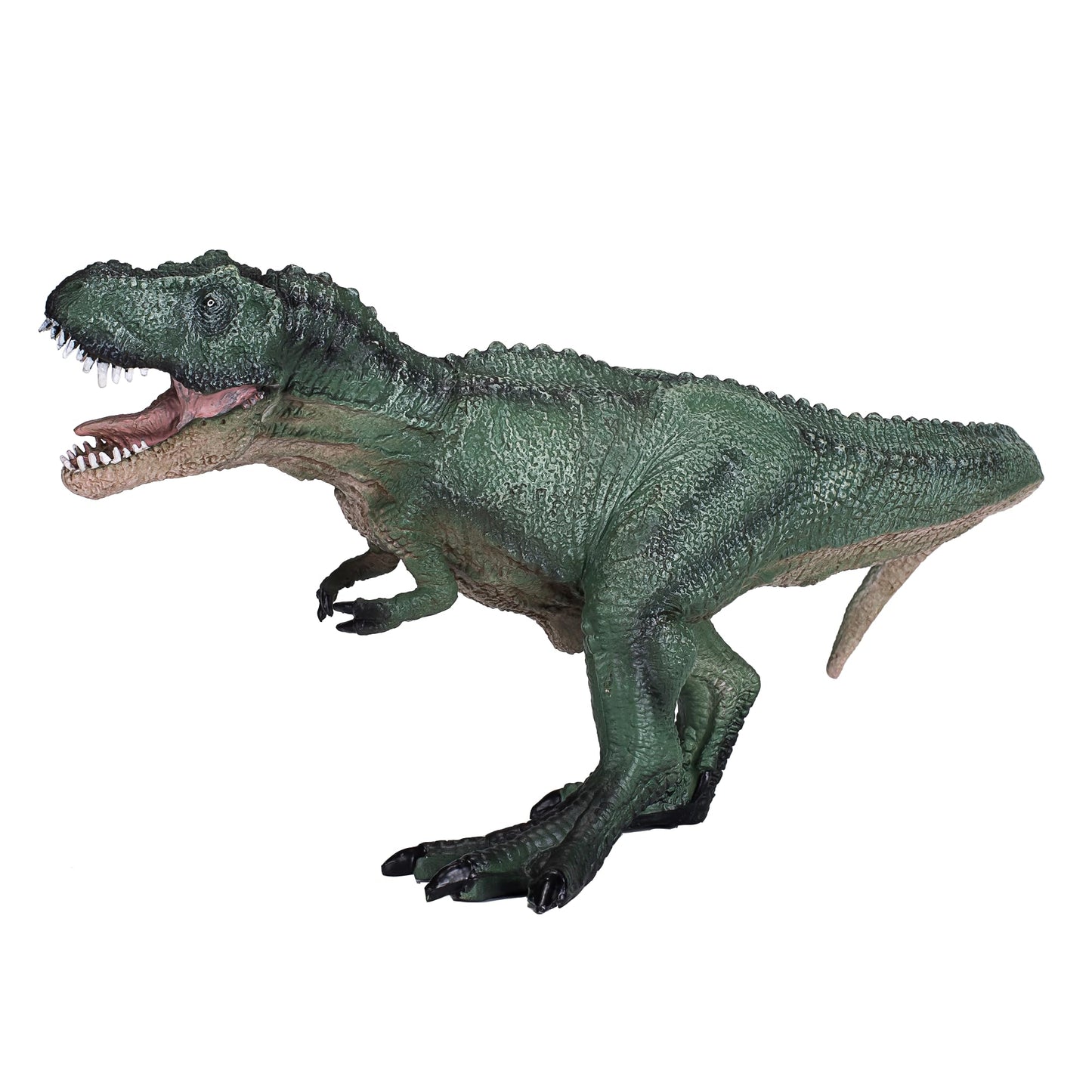 Mojo Deluxe T-Rex Hunting (Green) Realistic Dinosaur Hand Painted Toy Figurine
