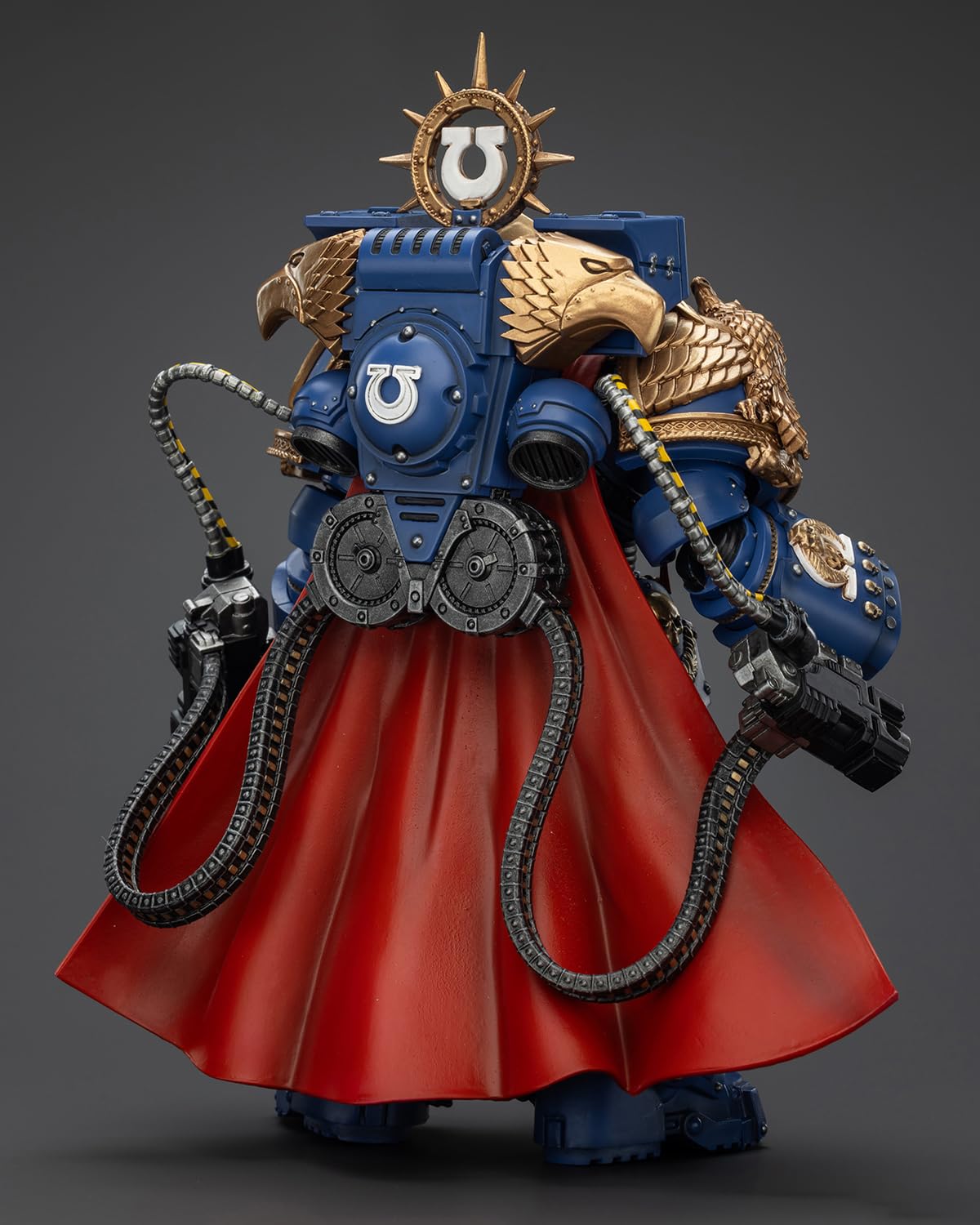 Pipigirl JoyToy 40K Action Figure, Ultramarines Marneus Calgar, 5" MKX Gravis Armour, Plastic, Model JT3754, Calgar Color