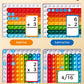 Joycat 288 Flash Cards For Kids Ages 4-8, Math Flash Cards & Pop Fidget Chart, Math Manipulatives Game For Addition Subtraction Division Multiplication For Kindergarten 1St 2Nd 3Rd 4Th 5Th 6Th Grade
