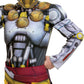 Disguise Overwatch Zenyatta Costume, Video Game Inspired Character Outfit For Kids, Muscle Padded Jumpsuit, Child Size Xl (14-16) Tan (104559J)
