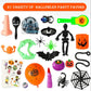 Max Fun 132pcs Halloween Party Toys Assortment for Kids Halloween Party Favors Prizes Box Toy Assortment Classroom Trick Treatin