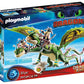 Playmobil Dragon Racing: Ruffnut And Tuffnut With Barf And Belch