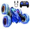 zingzoom Remote Control car, Rechargeable Fast Direct Charging RC Toy Cars with Double Sided 360 Flips Rotations, RC Stunt Car 2