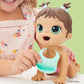 Baby Alive Lil Snacks Doll - 8-Inch Snack-Themed Baby Doll, Brown Hair, Eats and Poops, Model F2619, Toy for Kids Ages 3 and Up