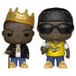 Funko Pop! Rocks: Notorious B.I.G. Bundle (2-Pack) B.I.G. With Crown #77 & In Jersey #78 Collectible Vinyl Figures