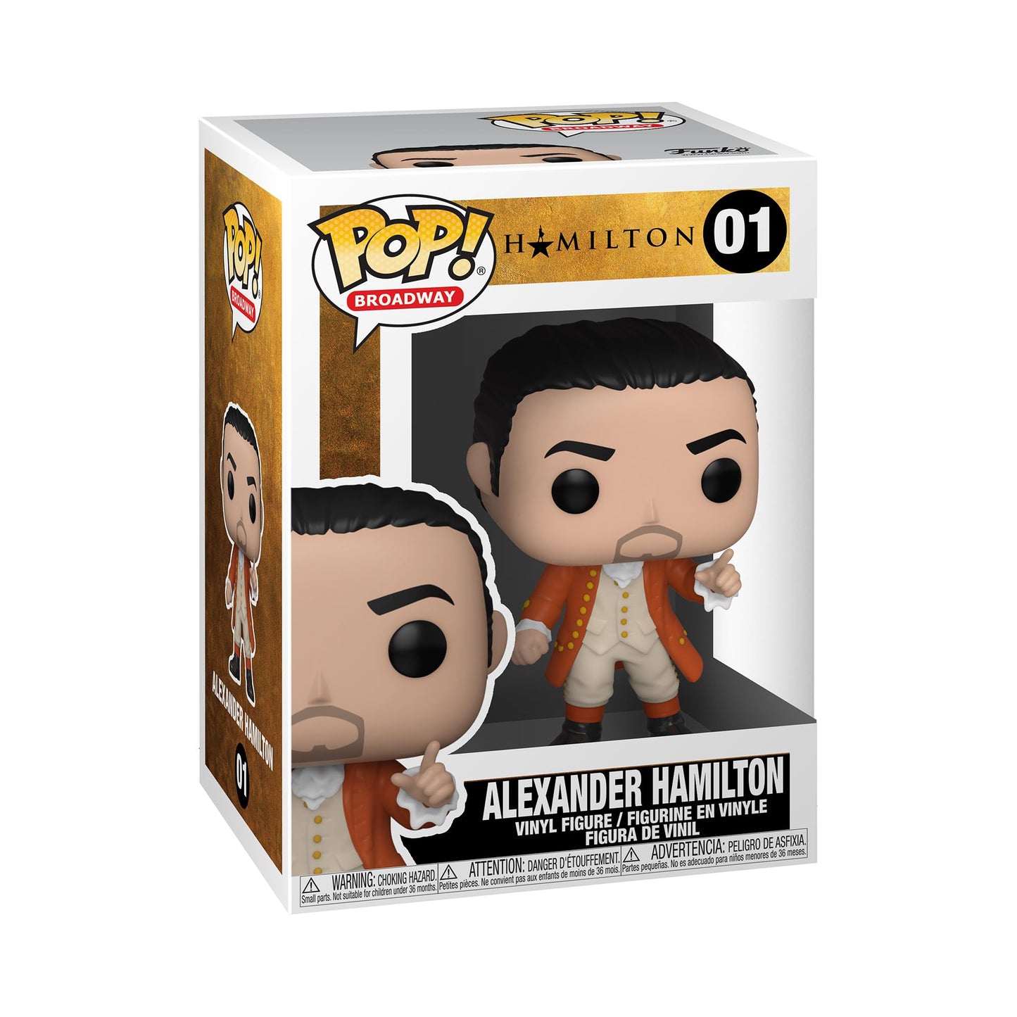 Funko Pop Broadway: Hamilton - Alexander Hamilton Collectible Vinyl Figure, Multicolor
